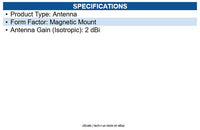 Zebra AN2010 Antenna, Dual Band, 802.11a/b/g/n AN2010 - 2 dBi - Wireless Data