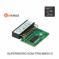 Supermicro AOM-TPM-9665V-C 3.3V Power EK Certificate for X10 20-Pin TPM Header