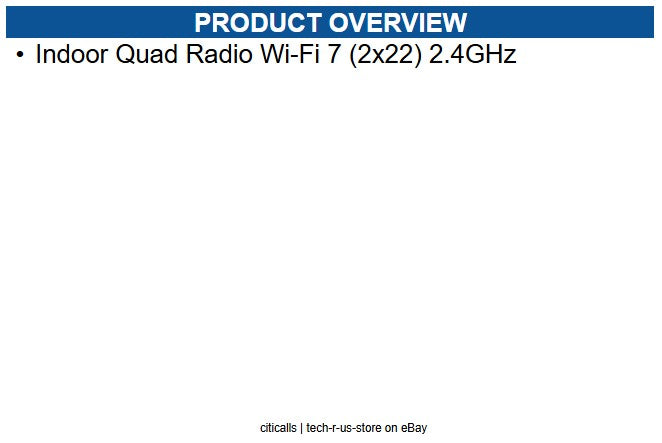 Extreme Networks AP4020-WW Indoor Quad Radio Wi-Fi 7 (2x22) 2.4GHz