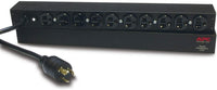 APC AP9564 NetShelter Basic Rack PDU, 1U, 20A, 120V, 10 NEMA 5-20 outlets