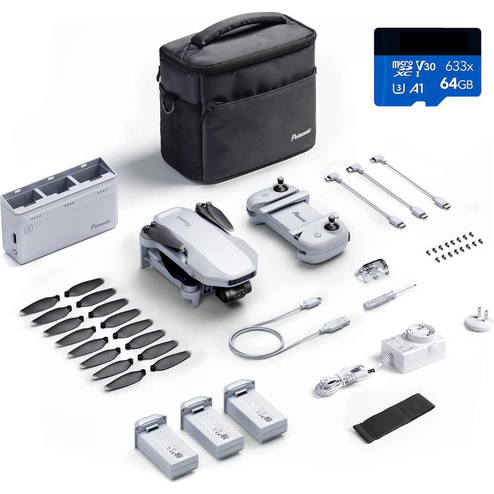 Potensic APM1510212 Drone - ATOM Fly More Combo(US) Retail