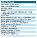 Thermalright AQUA ELITE 360 V3 ARGB V3 Liquid CPU Cooler Fan AIO AMD Intel Black