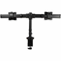 StarTech ARMBARDUOG Desk-Mount Dual-Monitor Arm - Black - For up to 27"