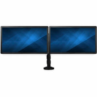 StarTech ARMBARDUOG Desk-Mount Dual-Monitor Arm - Black - For up to 27"