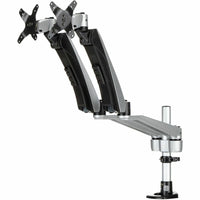 StarTech ARMDUAL30 Desk Mount Dual Monitor Arm, Full Motion - Black, Silver