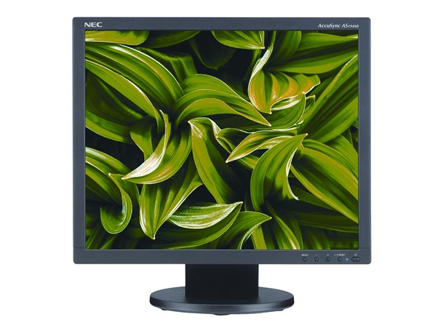 NEC AS194Mi-BK AccuSync - LED monitor - 19" - 1280 x 1024 - IPS - 1000:1 - 6 ms