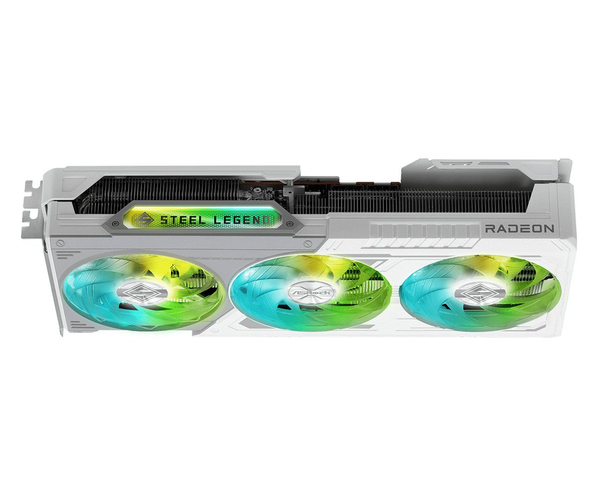 Asrock RX9070XT SL 16G AMD Radeo RX9070XT Steel Legend 16GB GDDR6 3xDP HDI- GPU