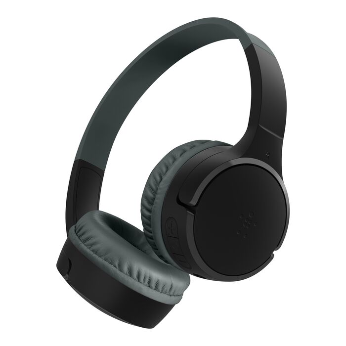Belkin AUD002BTBKV3 Wireless Bluetooth On-Ear Headphones for Kids w/ Mic