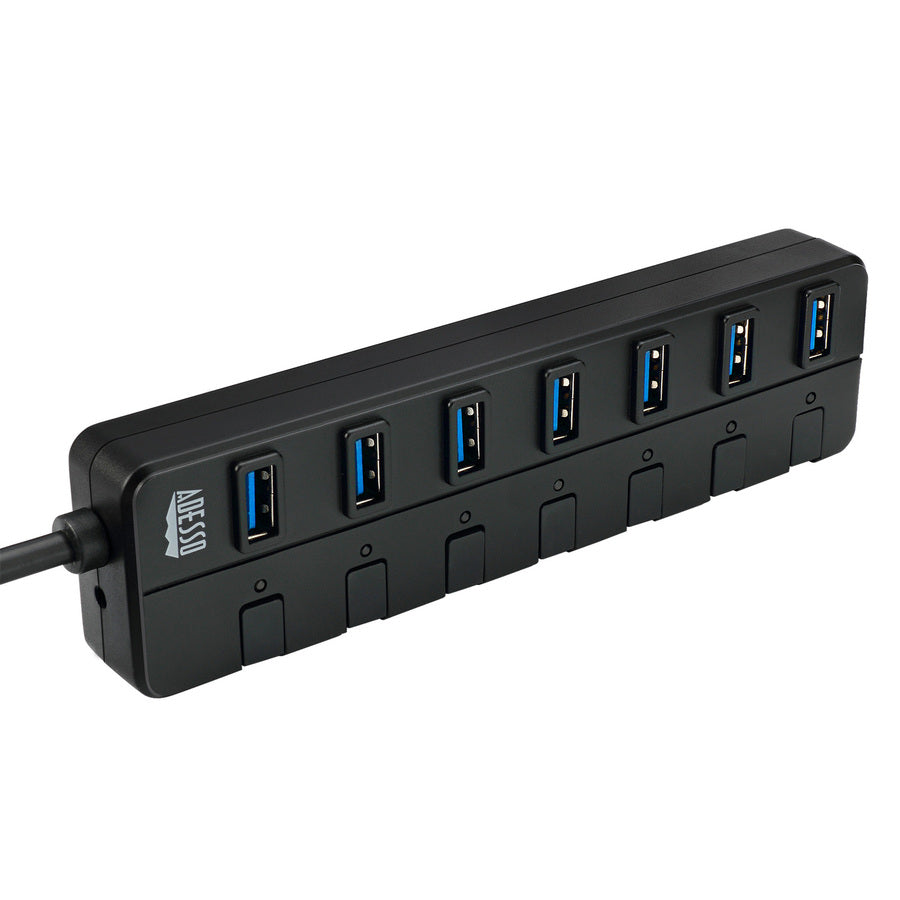 Adesso AUH-3070P 7-ports USB 3.0 Hub with 5V2A Power Adaptor