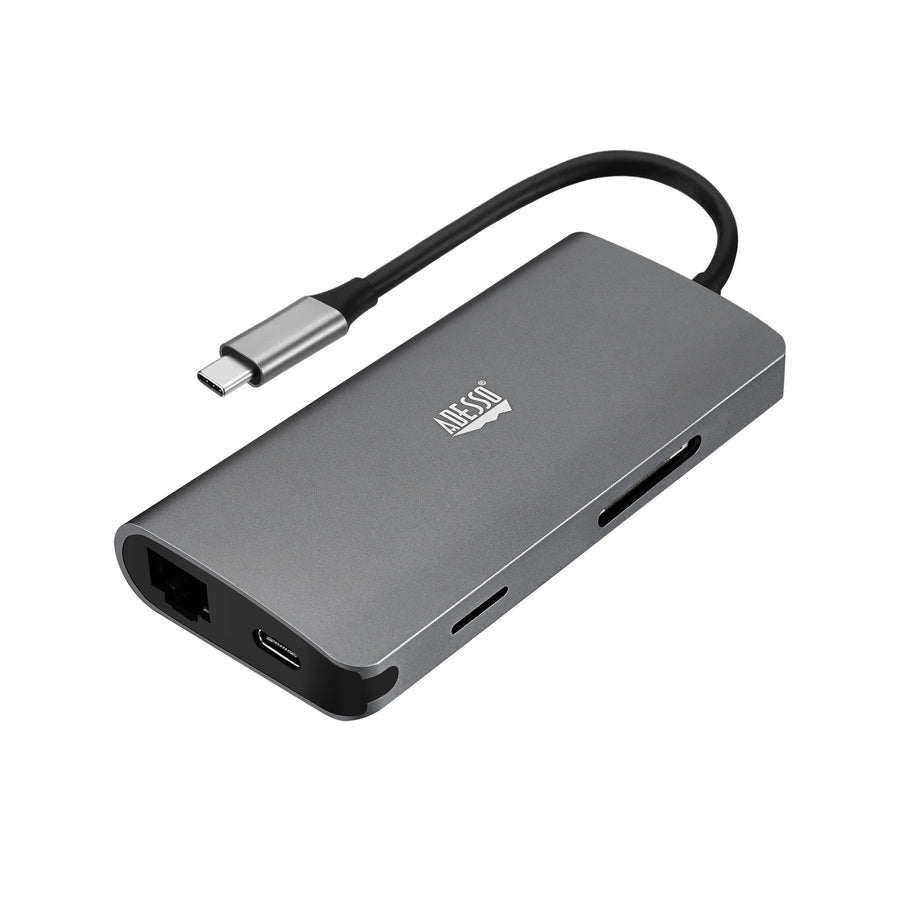 Adesso AUH-4030 8-in-1 USB-C Multi-Port Docking Station (TAA Compliant)
