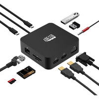 Adesso AUH-4050 11 in 1 USB-C Multiport Docking Station(TAA Compliant)