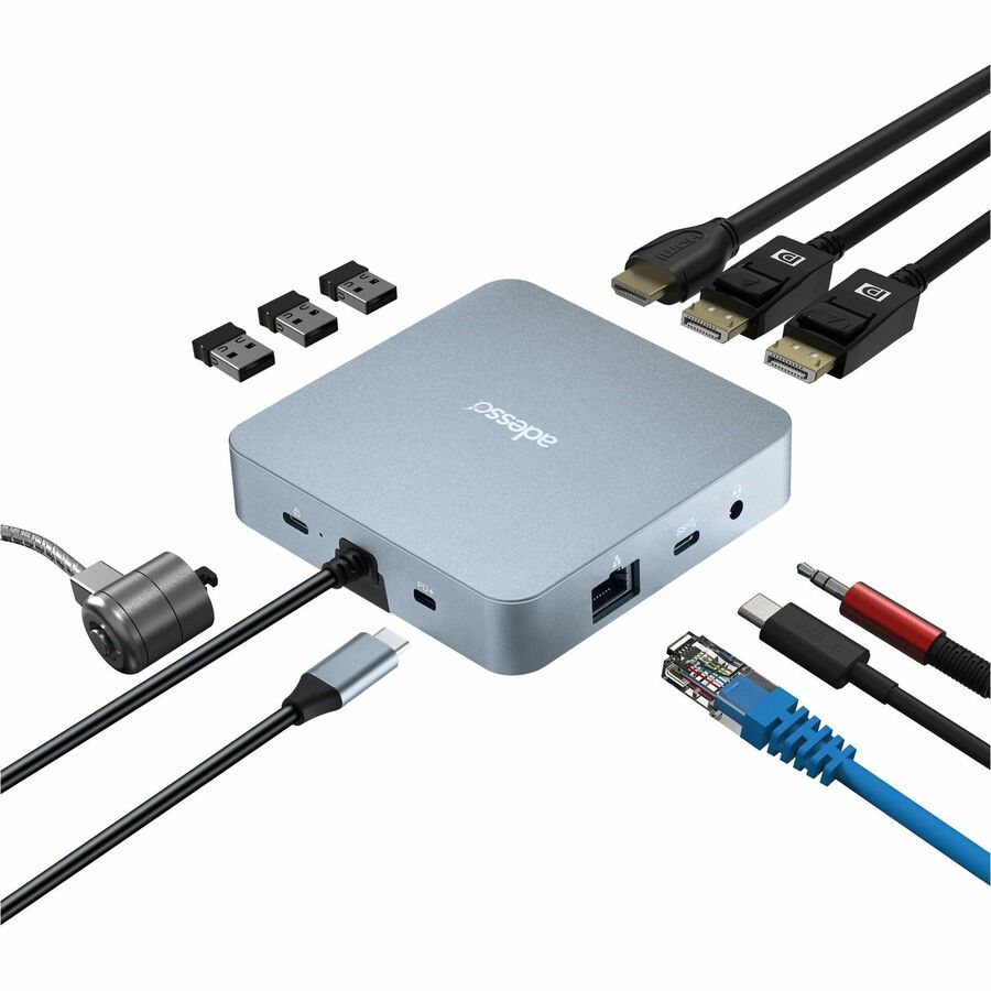 Adesso AUH-4051-TAA AUH-4051 Docking Station for Monitor, Notebook