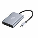 Adesso AUH-5020 USB-C to Dual Video Adapter - 3840 x 2160 Supported