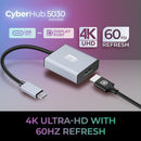 Adesso AUH-5030 USB-C to Display Port Adapter - Plug and Play