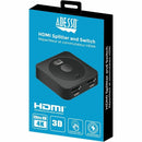 Adesso AUH-5100 Video Switch - 3840 x 2160 - 4K, Full HD - Black
