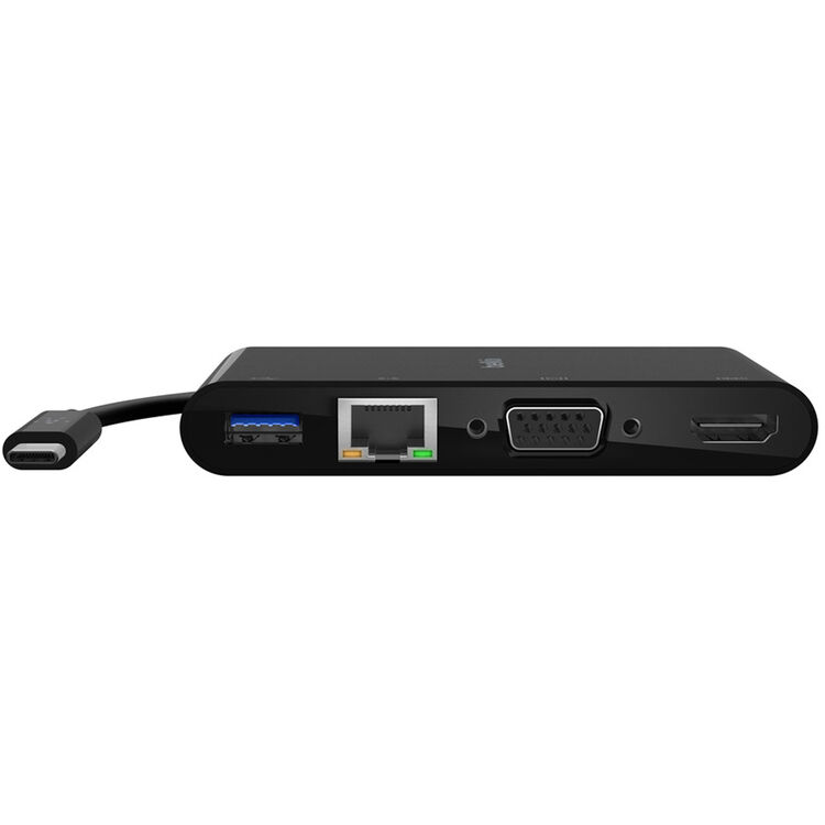 Belkin AVC004BK-BL USB-C Multiport Adapter -USB A 3.0 -up to 100W Power Delivery