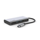 Belkin AVC006BTSGY USB-C 4-in-1 Multiport Adapter, Laptop Docking Station