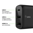 Belkin AVC010TTBK 45W PD Charger Compatible with Compact Docking Station