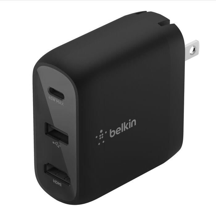 Belkin AVC010TTBK 45W PD Charger Compatible with Compact Docking Station