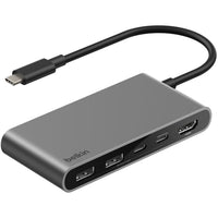 Belkin AVC022FQSGY 5-Port USB-C Hub -USB-C to 2xUSB-A, 2xUSB-C - Docking Station