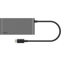 Belkin AVC022FQSGY 5-Port USB-C Hub -USB-C to 2xUSB-A, 2xUSB-C - Docking Station