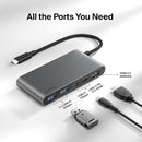 Belkin AVC022FQSGY 5-Port USB-C Hub -USB-C to 2xUSB-A, 2xUSB-C - Docking Station