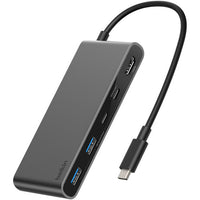 Belkin AVC023FQSGY 7-Port USB-C Hub - 2xUSB-A, 2xUSB-C - Docking Station