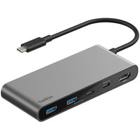 Belkin AVC023FQSGY 7-Port USB-C Hub - 2xUSB-A, 2xUSB-C - Docking Station