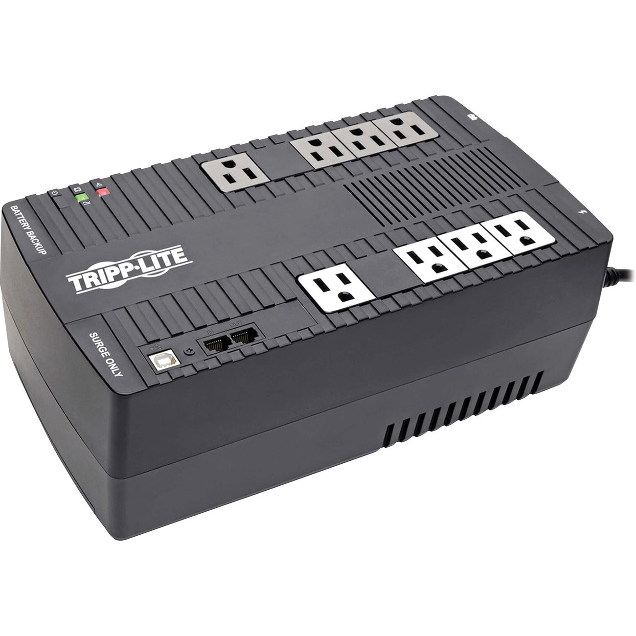 Eaton AVR550U 550VA 300W Line-Interactive UPS - 8 NEMA 5-15R Outlets, AVR, 120V