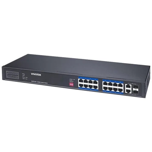 Vivotek AW-FGT-260P-370 24 PoE + 2xGbE Combo Unmanaged Switch