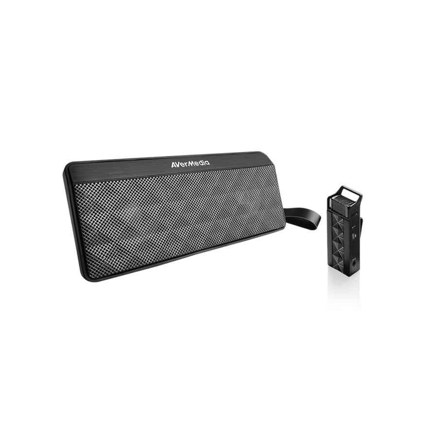 AVerMedia AW330 Portable Speaker and Wireless Mic Combo - 20W RMS