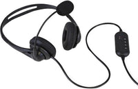 Aluratek AWHU01FJ Wired USB Stereo Headset with Noise Reducing Boom Mic
