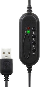 Aluratek AWHU01FJ Wired USB Stereo Headset with Noise Reducing Boom Mic