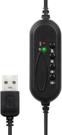 Aluratek AWHU01FJ Wired USB Stereo Headset with Noise Reducing Boom Mic