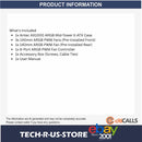 ANTEC AX1000 ARGB Mid Tower Desktop PC Case E-ATX USB-C 4x ARGB Fan 360mm Black