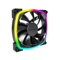 Montech AX120 PWM BLACK ARGB Fan 1600PWM, High-End Durability, Silent Performanc