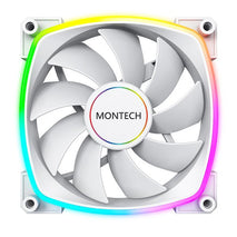 Montech AX140 PWM WHITE ARGB Standard Fan 1600PWM, High-End Durability - 140mm