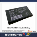 Yealink AX83H Cordless Wi-Fi VoIP Handset 4 SIP Phone BT Cradle 13Hr Battery