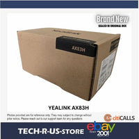 Yealink AX83H Cordless Wi-Fi VoIP Handset 4 SIP Phone BT Cradle 13Hr Battery
