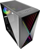 BGears B-BLACKWIDOW-RGB BLACK - MDT - extended ATX Case - windowed side panel