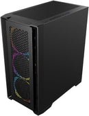 Bgears b-Masstige Black Micro ATX Tower Computer Case - Support up to 8 Fans