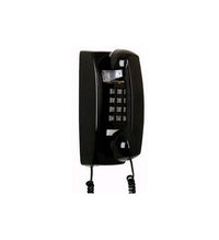 Scitec AEGIS-2554-B Single Line Black Wall Telephone Bell Ringer Full Dial Pad