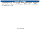 Radionix B10 Steel enclosure, medium, white - White, steel enclosure