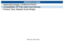 HP Poly B22X2AA#AC3 Studio A2 Audio Bridge w/ CAT6A and Mic Extension Cable