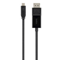 Belkin B2B103-06-BLK USB-C to DisplayPort Adapter Cable 4k 60Hz 6 foot - Black