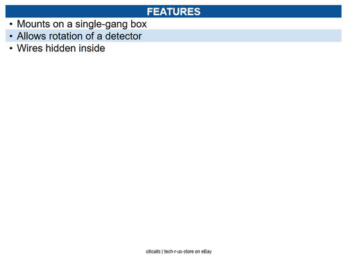 Radionix B328 Gimbal Mounting Bracket for Single Gang Box
