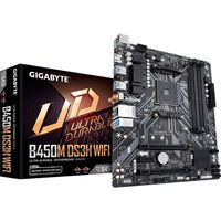 Gigabyte B450M DS3H WIFI - 1.0 - Motherboard - micro ATX - Socket AM4 - AMD B450