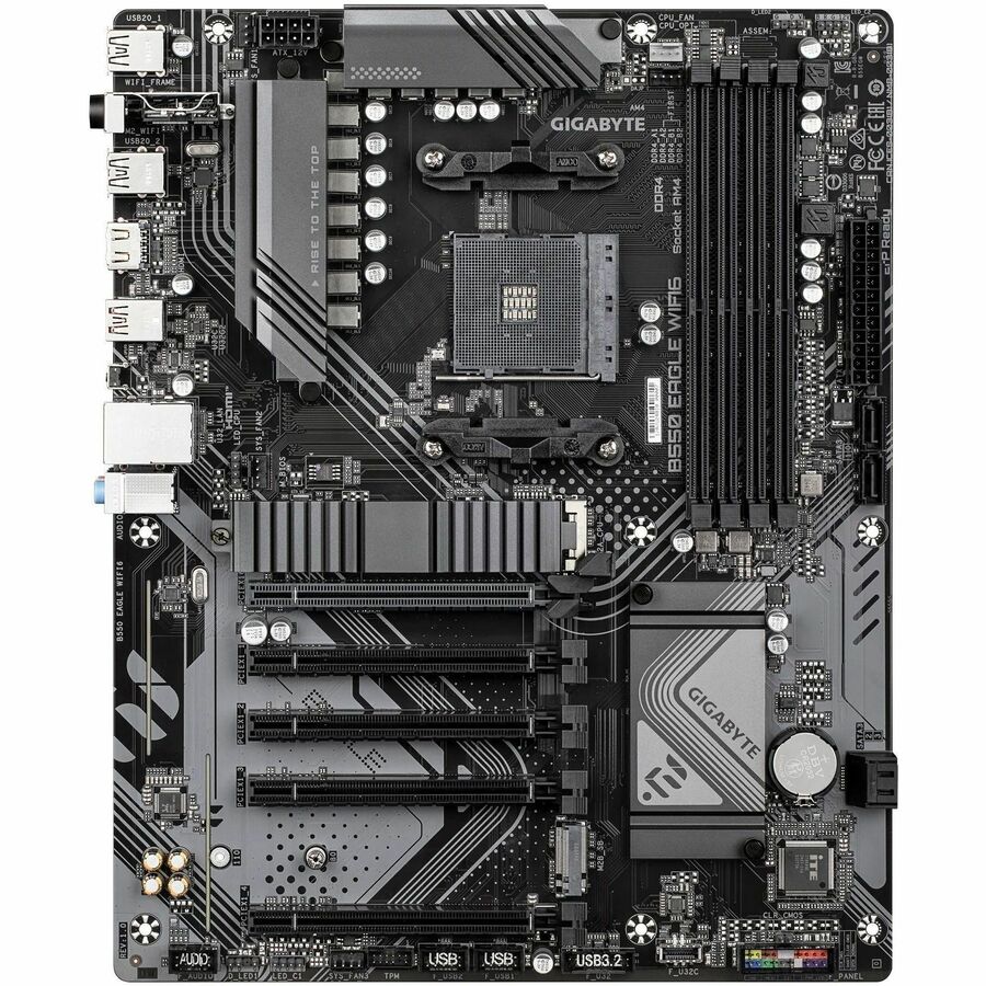 GIGABYTE B550 EAGLE WIFI6 Gaming Desktop Motherboard - AMD B550 Chipset