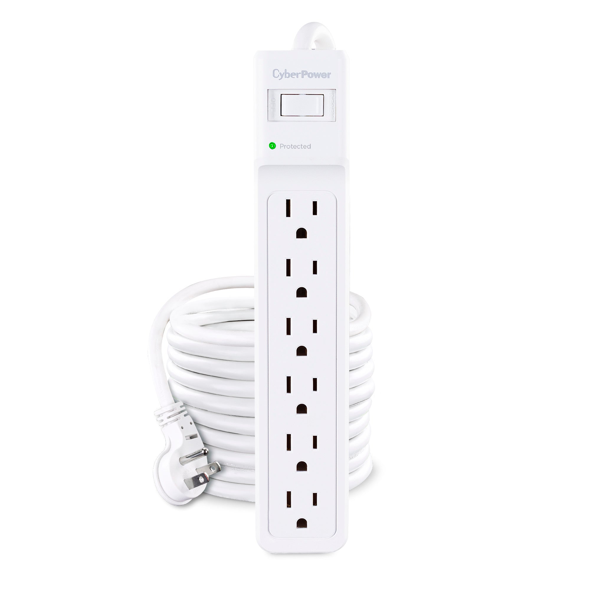 CyberPower B625 6-Outlet Surge Protector 600V, 15" Cord, 5-15P