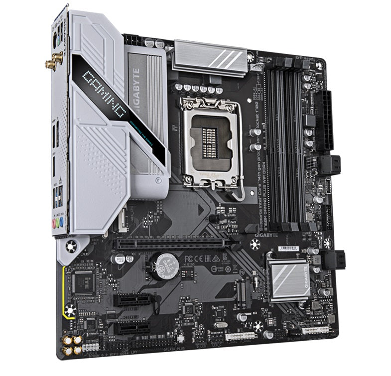 Gigabyte B760M GAMING PLUS WIFI D4 LGA1700 128GB Micro ATX - Motherboard